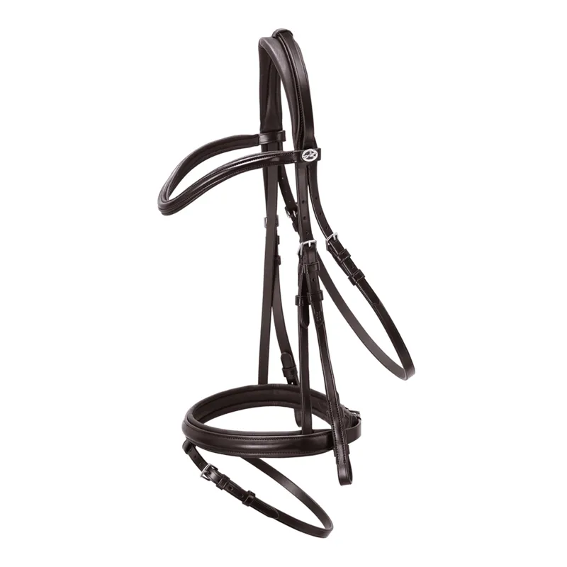 Schockemohle Oxford Bridle - Dark Brown/Silver